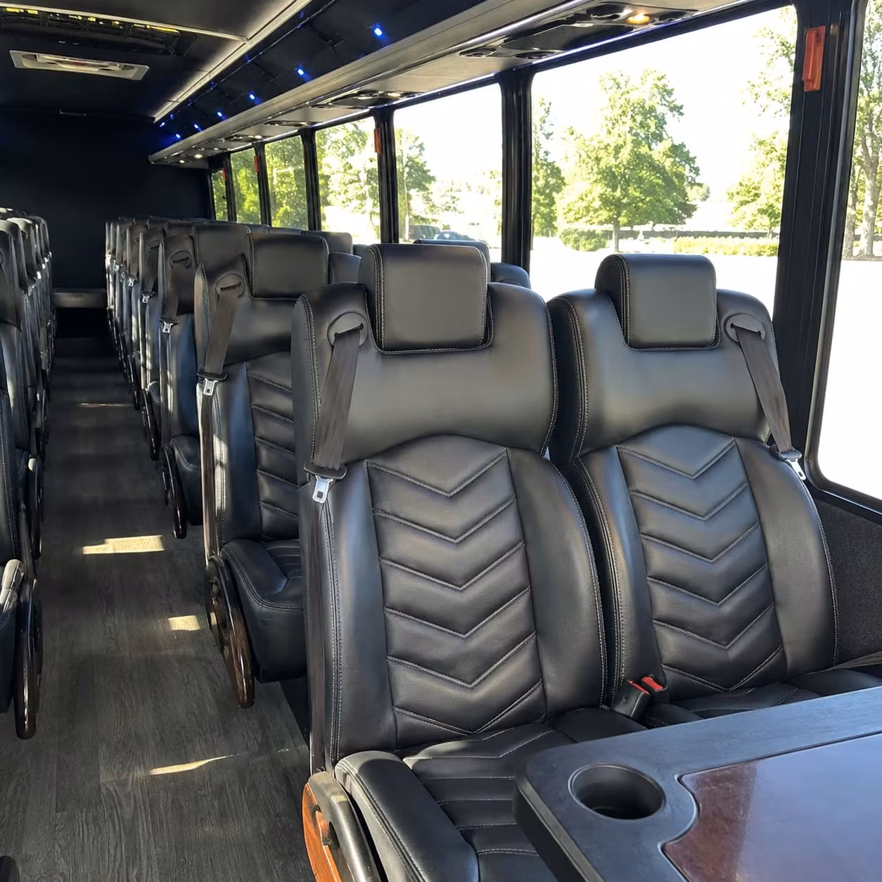 30 passenger minibus interior
