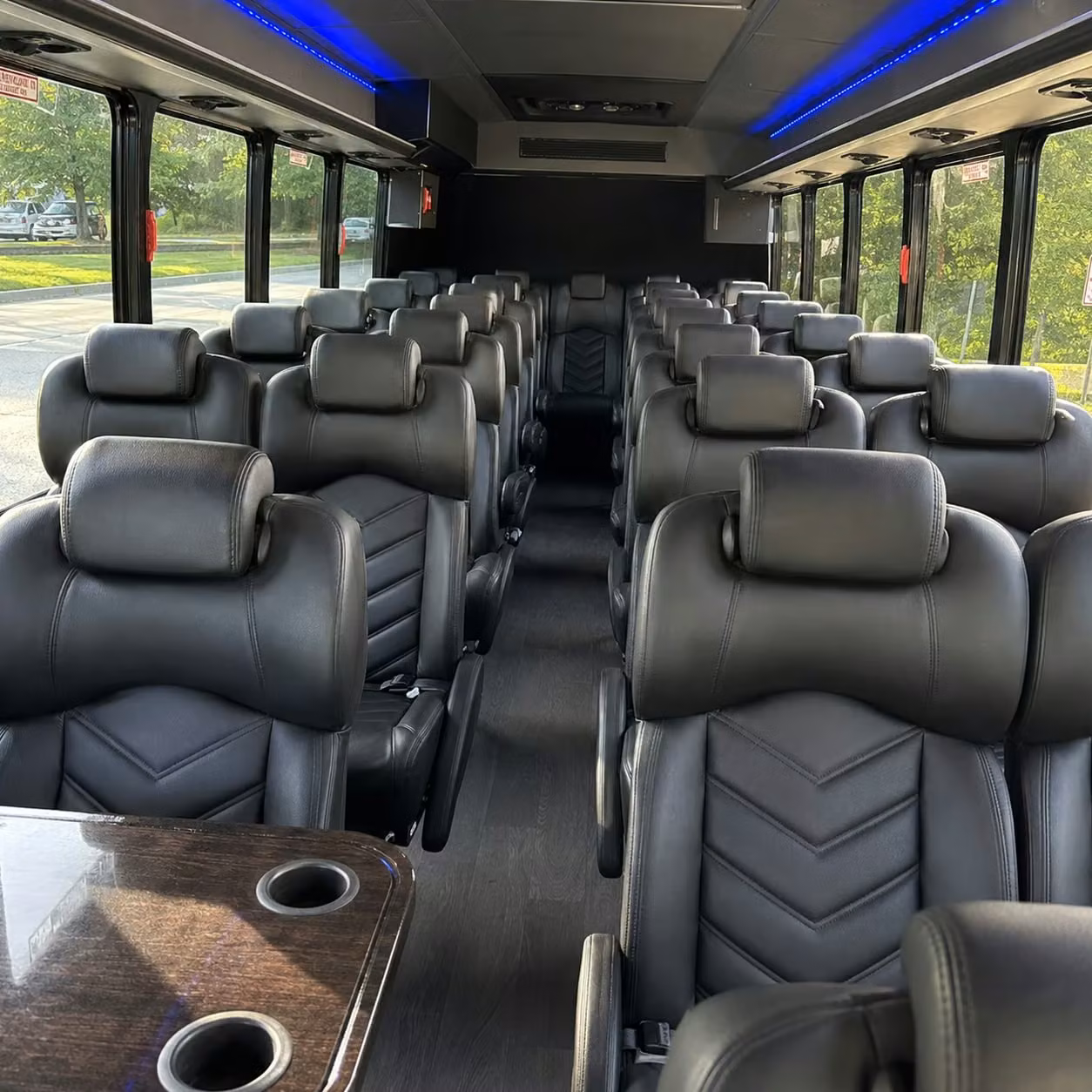 35 passenger minibus interior